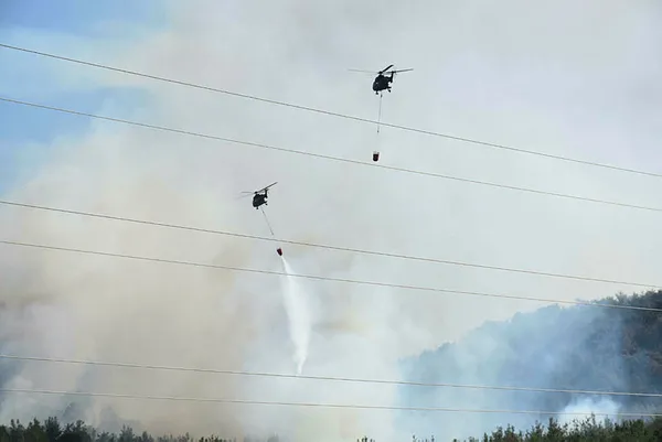 İzmir Menderes’te baraj gölüne düşen helikopterdeki Türk personelin cansız bedenine ulaşıldı! Arama çalışmaları sona erdi-3