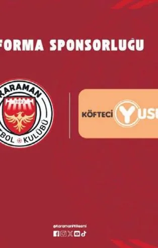 Ete domuz eti karıştıran Köfteci Yusuf Karaman Futbol Kulübü'ne forma sponsoru oldu