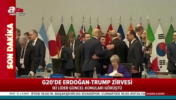 Başkan Erdoğan ABD Başkanı Trump ile görüştü