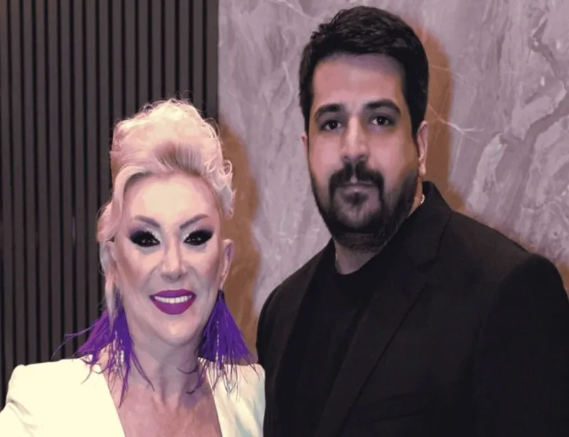 Sanatçı Güllü ve patronu Ferdi Aydın