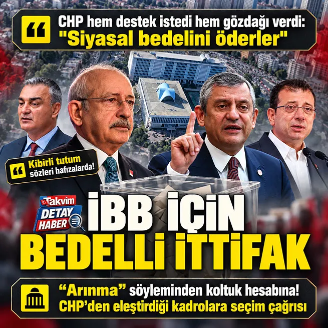 CHP’den Yeni Parti’ye hem ittifak çağrısı hem gözdağı! Müslim Sarı, İBB için destek istedi