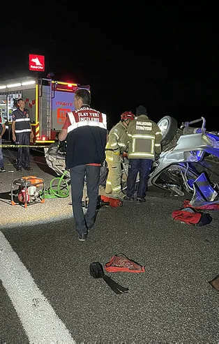 İstanbul-İzmir yolunda korkunç kaza! 2 kişi hayatını kaybetti