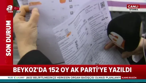 İstanbul Beykoz'da itiraz sonucu belli oldu