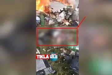 "Prigojin'in uçağı düştü" Uçağın enkaz görüntüleri ortaya çıktı! (SANSÜRSÜZ +18)