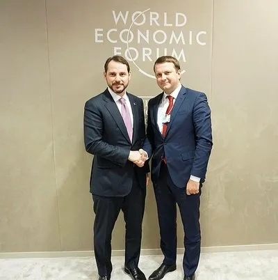 Bakan Albayrak'tan Davos'ta peş peşe kritik görüşmeler-3