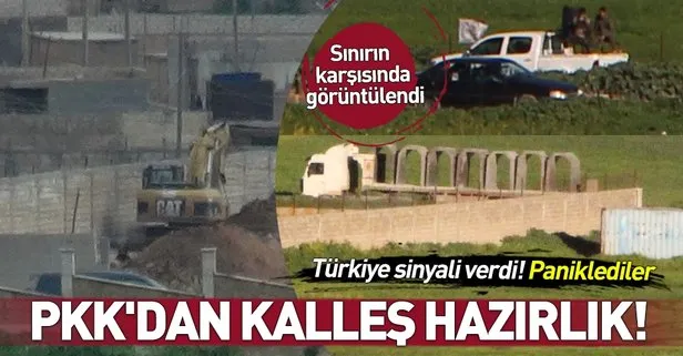 Terör örgütü PKK’yı Türkiye korkusu sardı! Teröristler kazdıkları hendeklere kaçmak için tünel yapıyor
