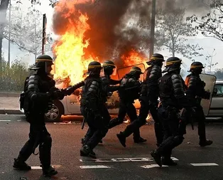 Fransada sarı yelekliler gösterilerin birinci yılında sokaklarda