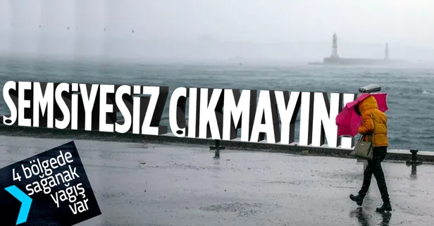 Meteoroloji'den 4 bölgede sağanak yağış uyarısı! Harita ile duyurdular (11 Eylül hava durumu)