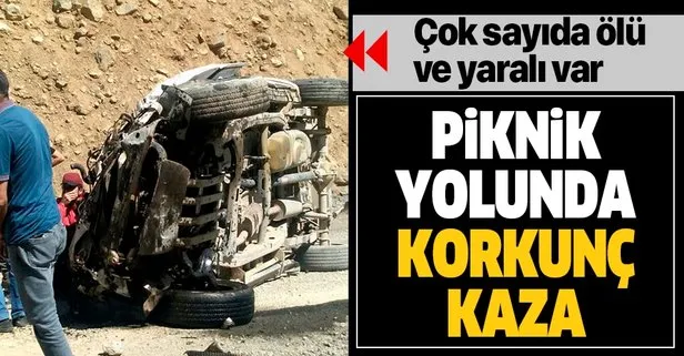 Hakkari'de korkunç kaza