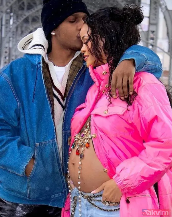 Rihanna hamile kaldığından beri giyinmiyor bu ne hal! Oscar'a tepeden tırnağa transparan! Açtıkça açıyor - 2