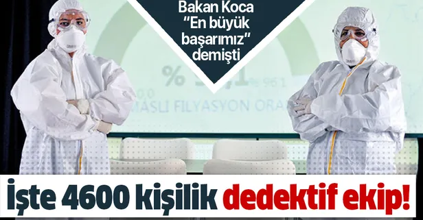 Bakan Koca koronavirüsle mücadeledeki başarılarına dikkat çekmişti! İşte 4600 kişilik filyasyon ekibi