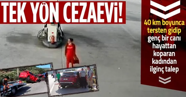 İzmir-Çeşme Otoyolu’nda ters yönde gidip bir kişinin ölümüne neden olan sürücüye 16 yıl 8 ay hapis