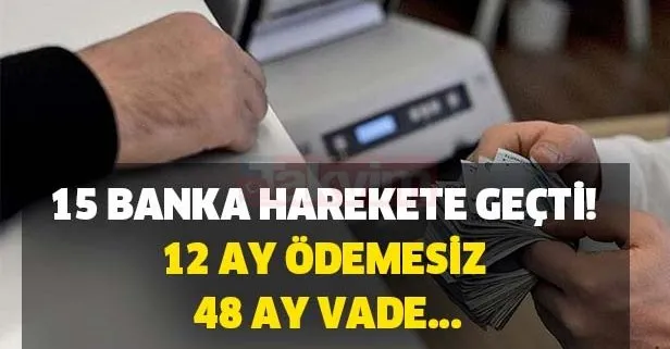 12 Ay Odemesiz 48 Ay Vade Mujdesiyle Kredi Cok Sayida Banka Harekete Gecti Faiz Oranlari Oldukca Dusuk Takvim