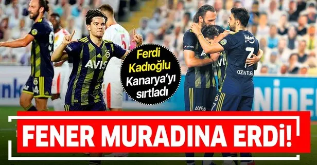 Fener muradına erdi! Ferdi Kadıoğlu 2 golle Kanarya’yı sırtladı