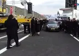 Başkan Erdoğan Menemen-Aliağa-Çandarlı otoyolunda makam aracının direksiyonuna geçti