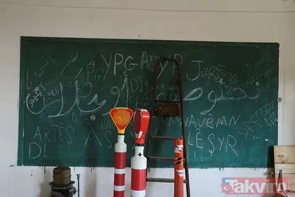 YPG/PKK Rasulayn’daki okulu karargah olarak kullanmış!