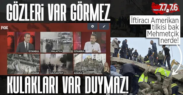 Son dakika: Amerikan tilkisi FOX TSK ve Mehmetçik'i hedef aldı! Kahramanmaraş depremindeki kurtarma çalışmalarında Mehmetçik yok yalanı!