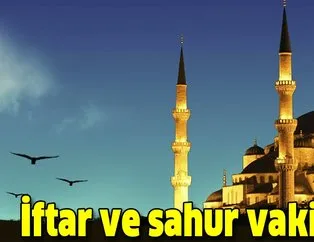 İstanbul, İzmir ve Ankara iftar vakti!