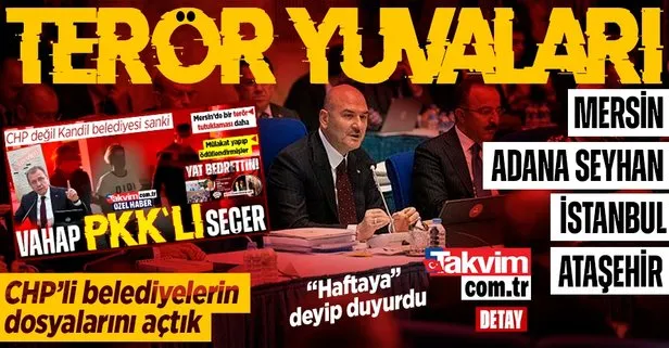 Bakan Soylu CHP’li belediyeleri işaret etti! Mersin, Adana, İstanbul, Ataşehir... Terör örgütlerine neler yaptıklarını açıklayacağım