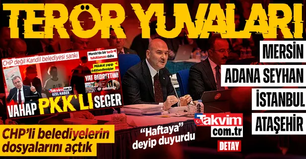 Bakan Soylu CHP'li belediyeleri işaret etti! Mersin, Adana, İstanbul, Ataşehir... "Terör örgütlerine neler yaptıklarını açıklayacağım"