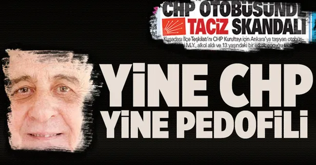 Yine CHP yine pedofili