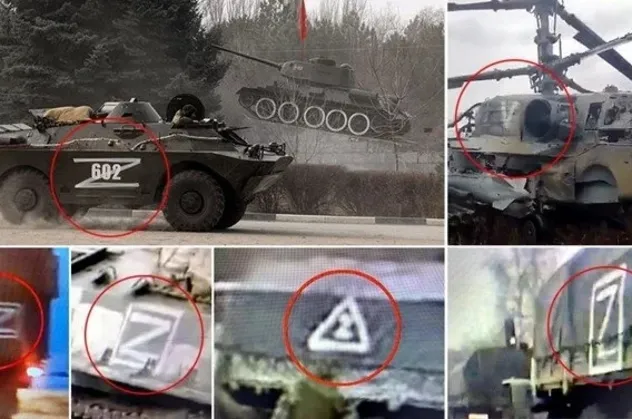 Son dakika: Nedir bu Z? Rus askeri araçlarında gizemli işaretler