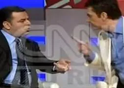 Canlı yayında kavga çıktı