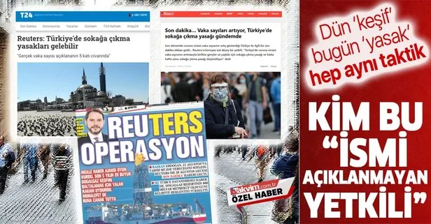 İsmi açıklanmayan yetkili üzerinden algı operasyonu mu? Reuters’tan dikkat çeken sokağa çıkma yasağı haberi