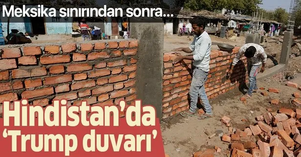 Hindistan'da 'Trump duvarı'