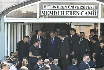 Başkan Erdoğan Bitlis’te!