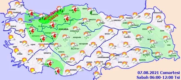 HAVA DURUMU | Meteorolojiden 4 il için sarı 7 il için turuncu kodlu uyarı! Antalya'da yağmur sevinci-7
