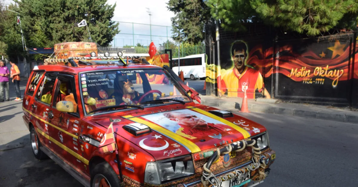 ’Galatasaraylı araba’ yine Florya’da! Fatih Terim’in imzası var