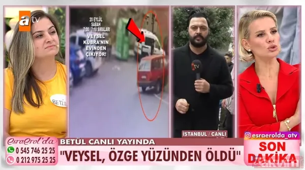 Esra Erol'da Veysel Yorulmaz olayında yeni detaylar! Elindeki su şişesinde ne vardı? Eski eş Betül stüdyoda... - 2