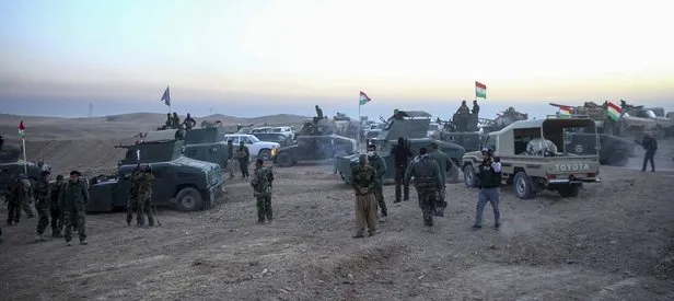 Peşmerge ve Irak ordusu arasında bayrak krizi!