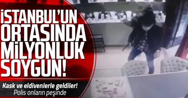İstanbul’un göbeğinde milyonluk soygun! Polis her yerde onları arıyor