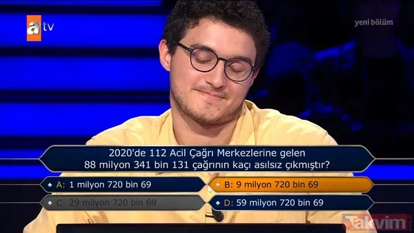 Kenan İmirzalıoğlu sordu, Kim Milyoner Olmak İster'de Yeşilçam rüzgarı esti! Neşeli Günler, Münir Özkul ve Adile Naşit... - 33