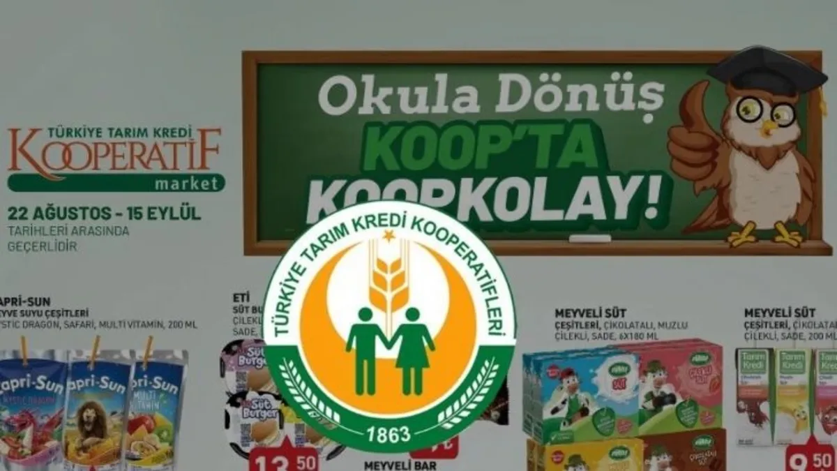 Tarım Kredi’den kırtasiye ürünleri! 15 Eylül’e kadar okul ürünlerinde dev indirim