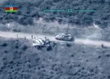 Azerbaycan Savunma Bakanlığı paylaştı! İşte Ermenistan ordusuna ait tankın vurulma anı