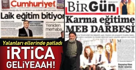 Cumhuriyet ve Birgün'ün kara propagandası ellerinde patladı!