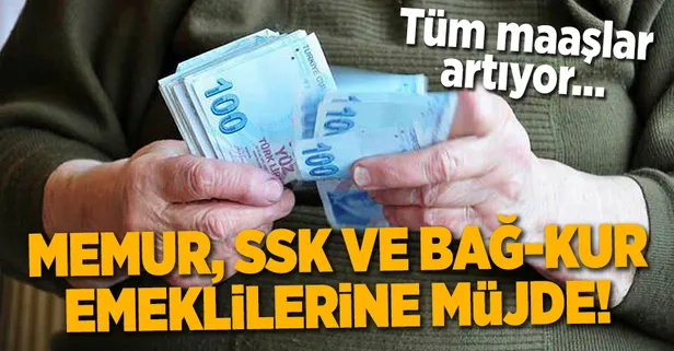 Tüm maaşlar artıyor