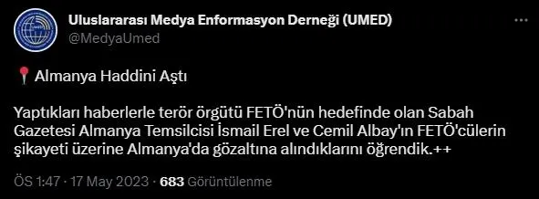 Almanya'da seçim ayarlı operasyon! FETÖ'cüler şikayet etti A Haber muhabiri ve Sabah Avrupa Yazı İşleri Müdürü gözaltına alındı saatler sonra serbest bırakıldı-13