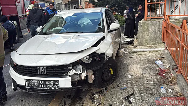 Yokuş aşağı facia! Kağıthane'de kontrolden çıkan otomobil dehşet saçtı: Bacağı kopan talihsiz kadın hastanede can verdi - 17