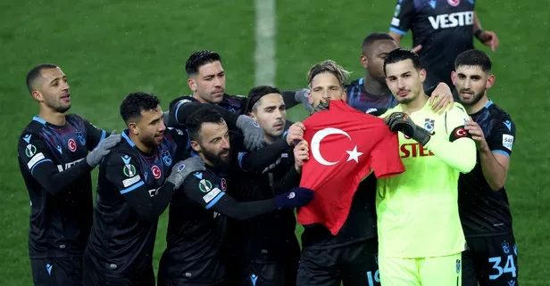 Trabzonspor Basel maçında gözleri yaşartan gol sevinci!