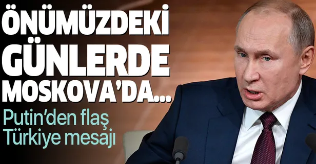 Son dakika: Putin'den canlı yayında Türkiye, Erdoğan ve Libya mesajı