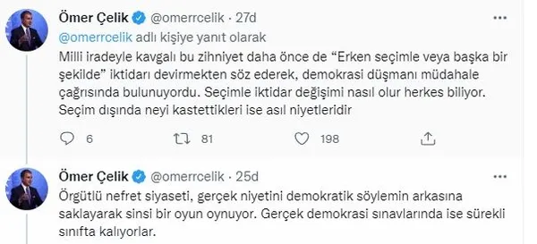 AK Parti Sözcüsü Ömer Çelik'ten CHP'li Canan Kaftancıoğlu'na sert tepki: Asıl diktatörlük, milli iradeye saygısızlıktır-3
