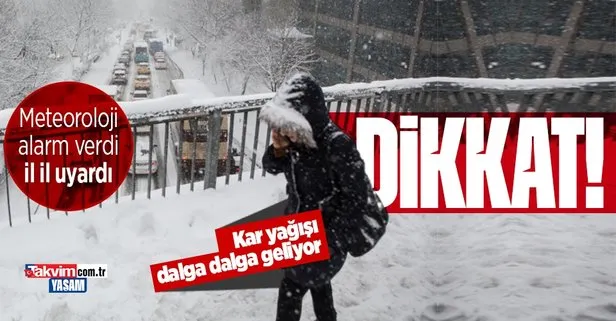 HAVA DURUMU | Meteorolojiden kar alarmı! Tarih verdi il il açıkladı: İstanbul’a kar ne zaman yağacak? 8-12 Ocak 2023