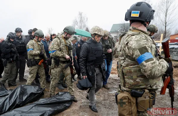 SON DAKİKA: Ursula von der Leyen ve Josep Borrell Ukrayna'da Buça Kiev'i ziyaret etti - 20