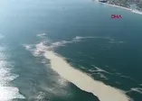 Küçükçekmece açıklarında "müsilaj adası"