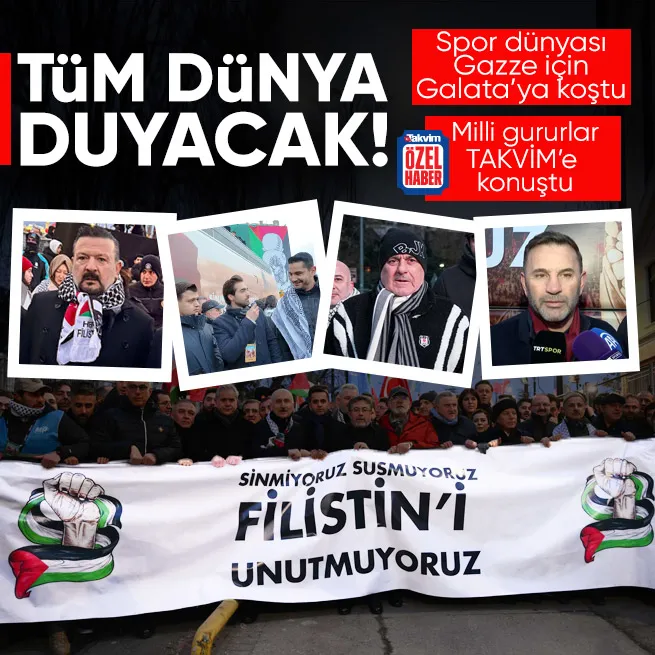 Spor camiası Filistin için tek yürek! Tüm dünya duyacak