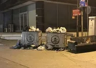 CHPli Maltepe Belediyesinde grev nedeniyle toplanmayan çöpler sokaklarda birikti!